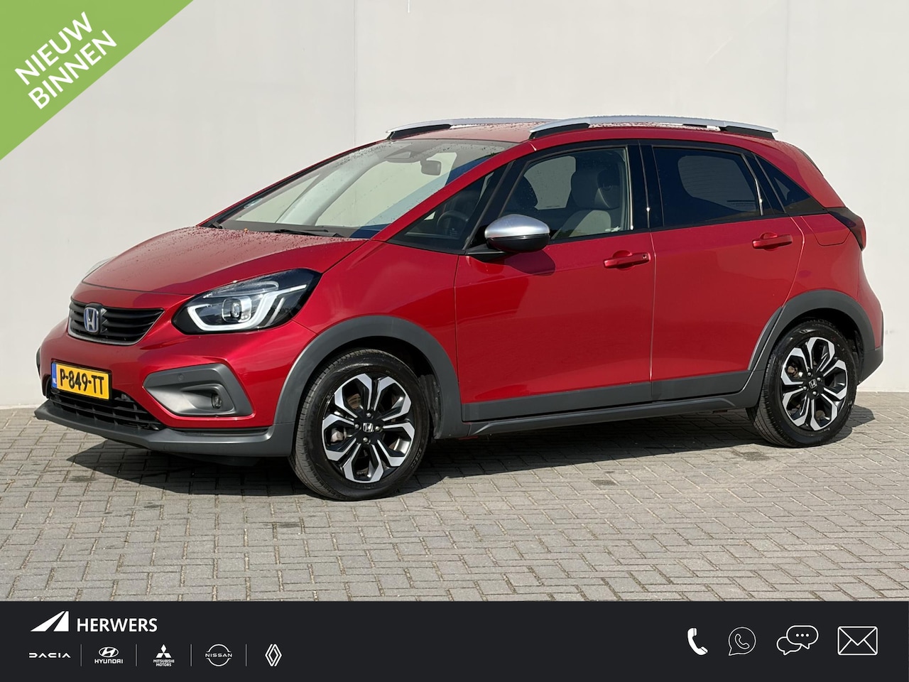 Honda Jazz - 1.5 e:HEV Crosstar / Afneembare trekhaak voor fietsendrager / Apple Carplay/Android Auto / - AutoWereld.nl