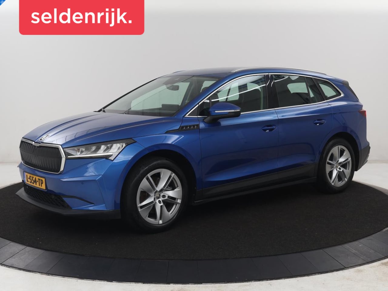 Skoda Enyaq iV - 60 | SOH 90,7% | Leder | Stoelverwarming | Head-up | Climate control | Navigatie | Carplay - AutoWereld.nl