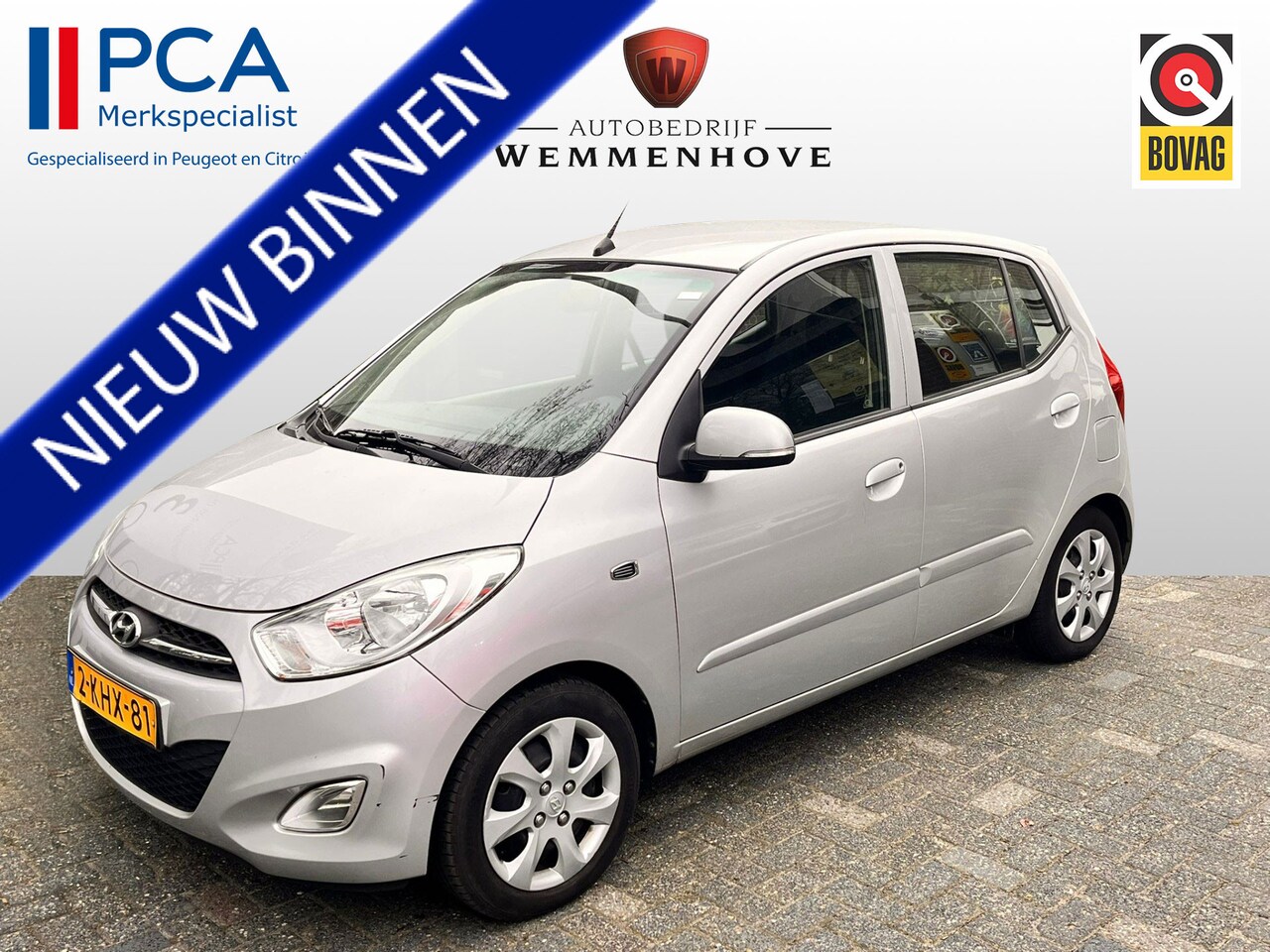 Hyundai i10 - 1.2 i-Motion Cool Airco/CV/El.ramen/Nieuwe APK - AutoWereld.nl