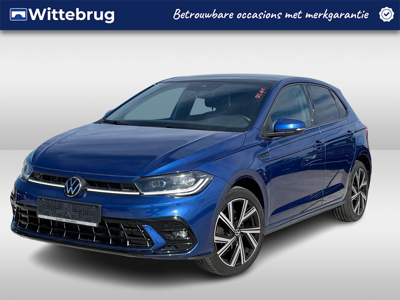 Volkswagen Polo - 1.0 TSI 110pk R-Line DSG Automaat / Panorama schuifk dak / Navigatie / LM 17 inch / IQ Led - AutoWereld.nl