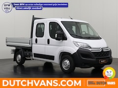 Citroën Jumper - 2.2HDi 140PK Dubbele Cabine Open Laadbak | 7-Peroons | Airco | Cruise | 2500Kg Trekhaak