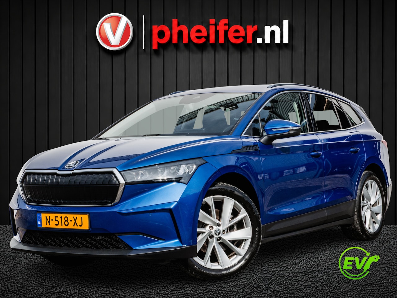 Skoda Enyaq iV - 60 SOH 91% Stoel-stuurverwarming/ Camera/ Navigatie/ Carplay/ Full led/ 20" Lmv - AutoWereld.nl
