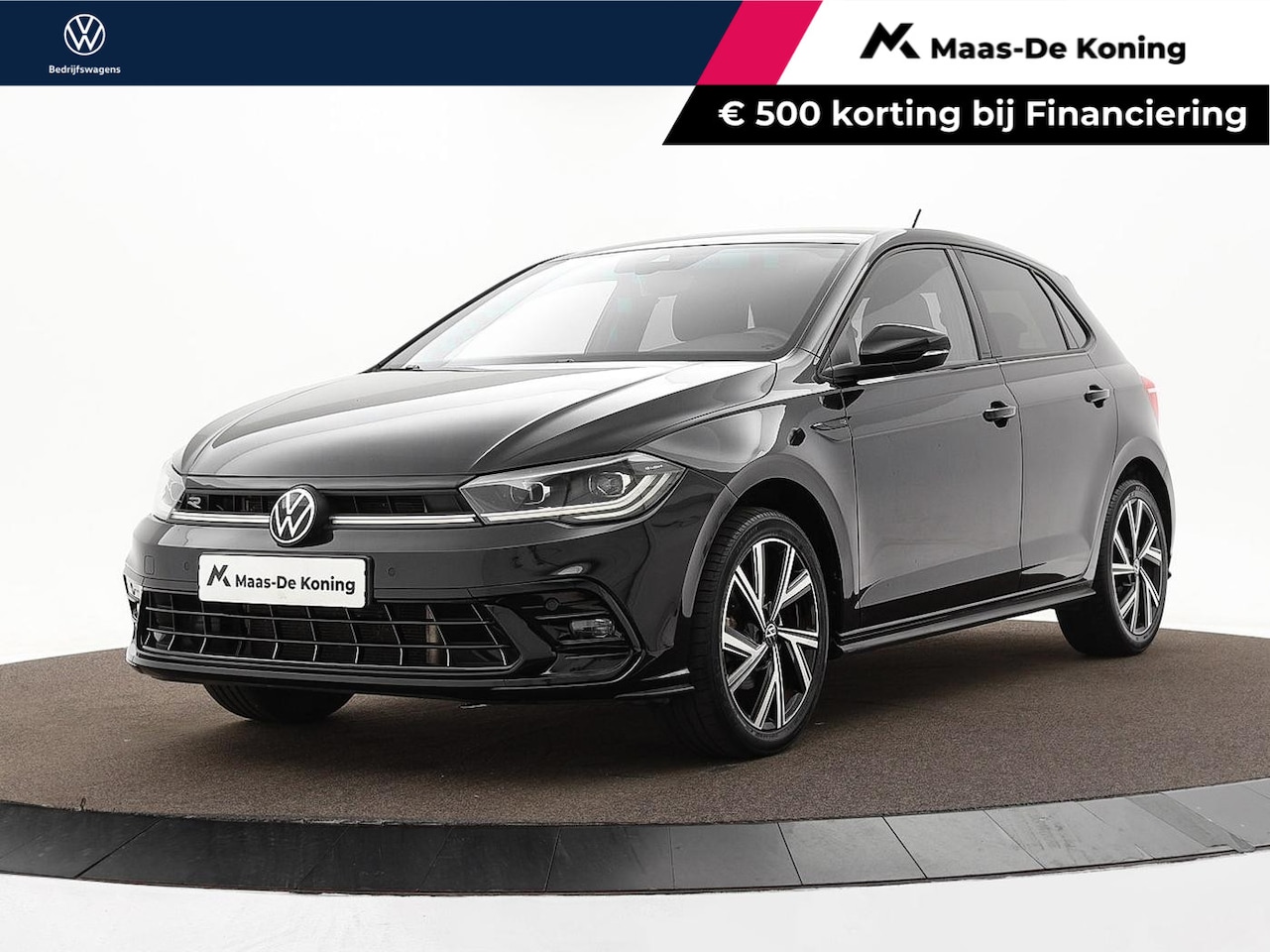 Volkswagen Polo - 1.0 TSI 110pk DSG R-Line Business · Apple/Android Car Play · Matrix LED · ACC · Sfeerverli - AutoWereld.nl