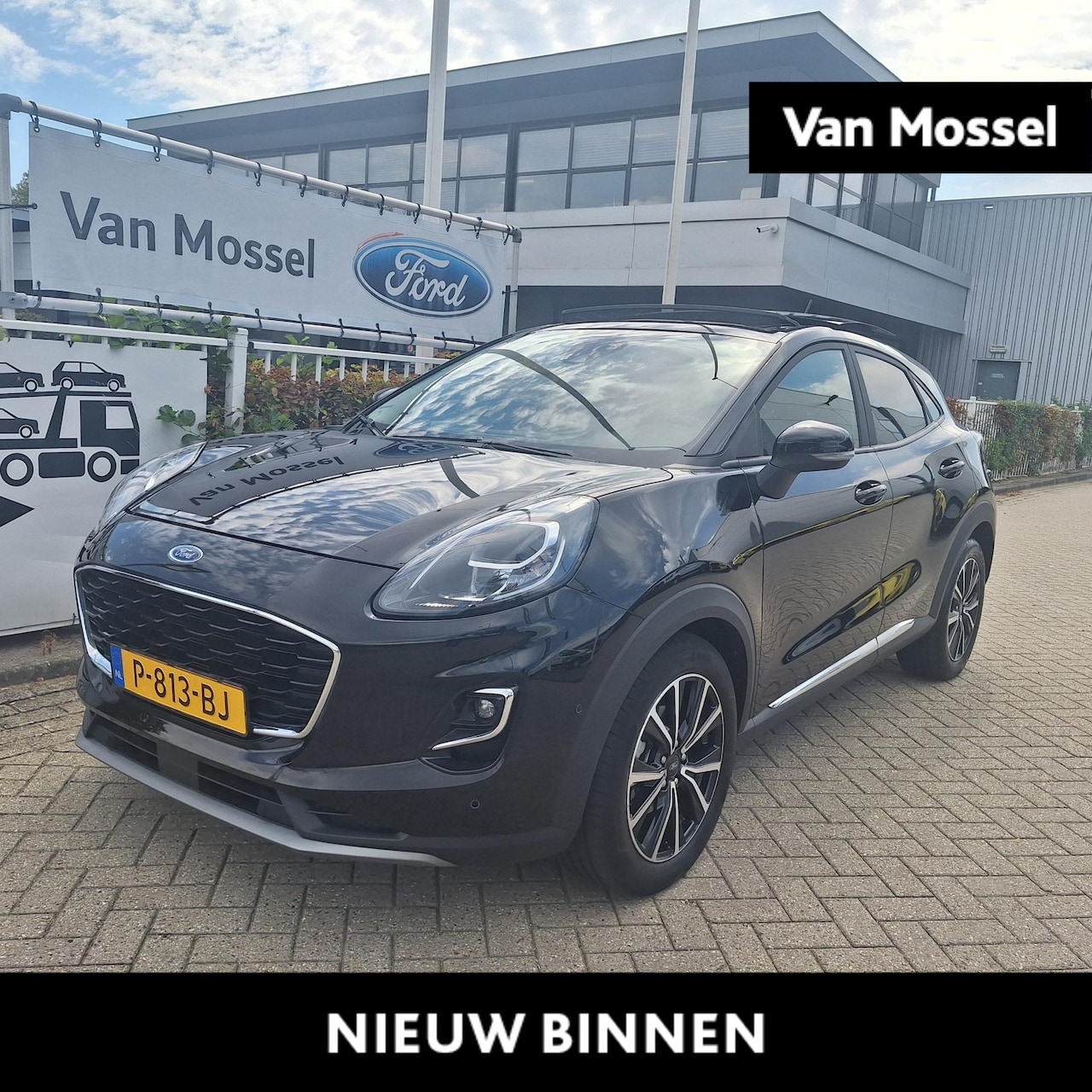 Ford Puma - 1.0 EcoBoost Hybrid Titanium Panoramadak | Afneembare Trekhaak | Winterpack | Adaptive Cru - AutoWereld.nl