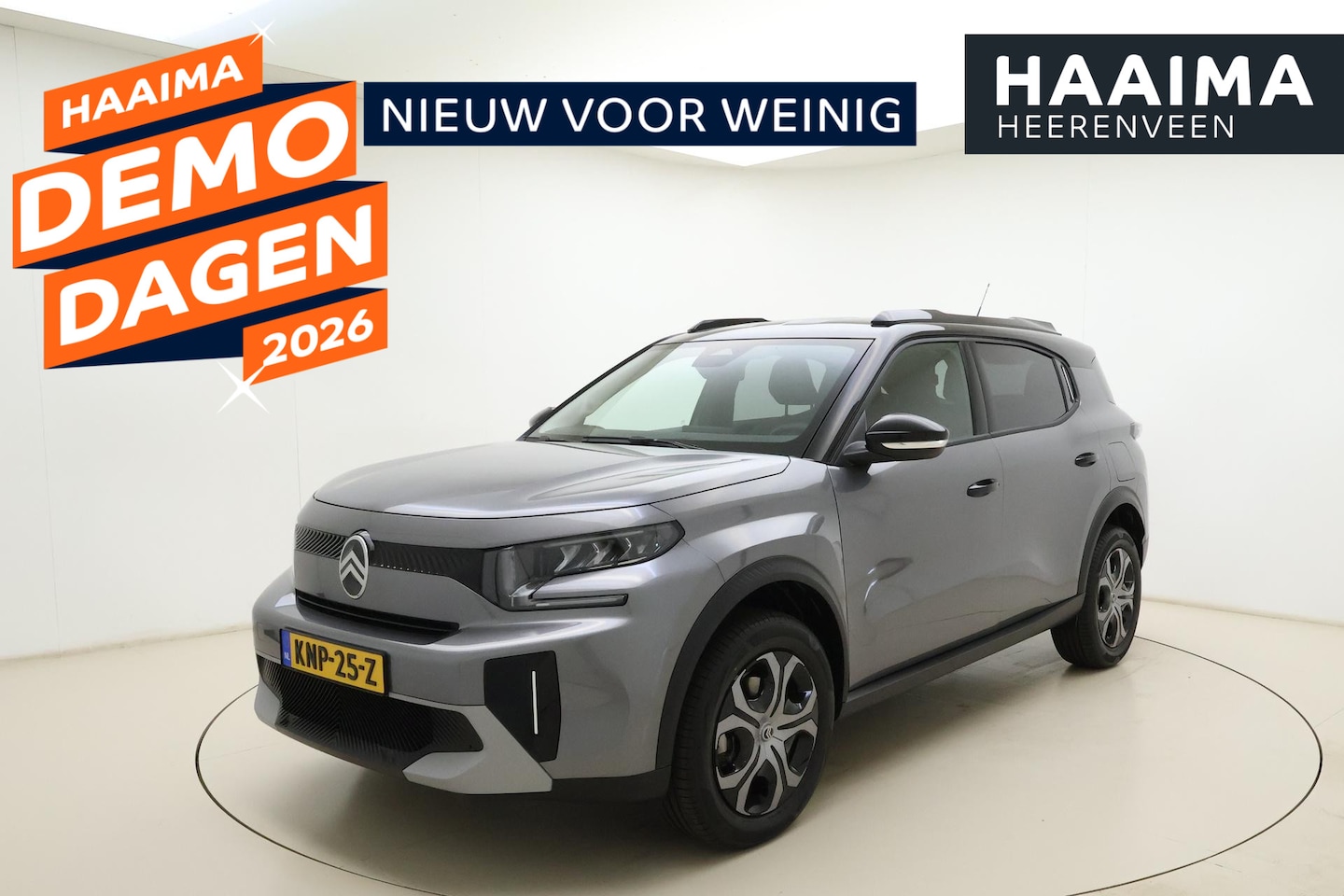 Citroën C3 Aircross - 1.2 Hybrid 145pk Plus 7p. DEMO | zwart Dak | Navigatie - AutoWereld.nl