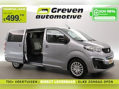 Opel Vivaro-e - Peugeot E-Expert Long Premium 75 kWh L3H1 | Snelladen | SOH 98% | DC | 6 Zits | Airco | Ca