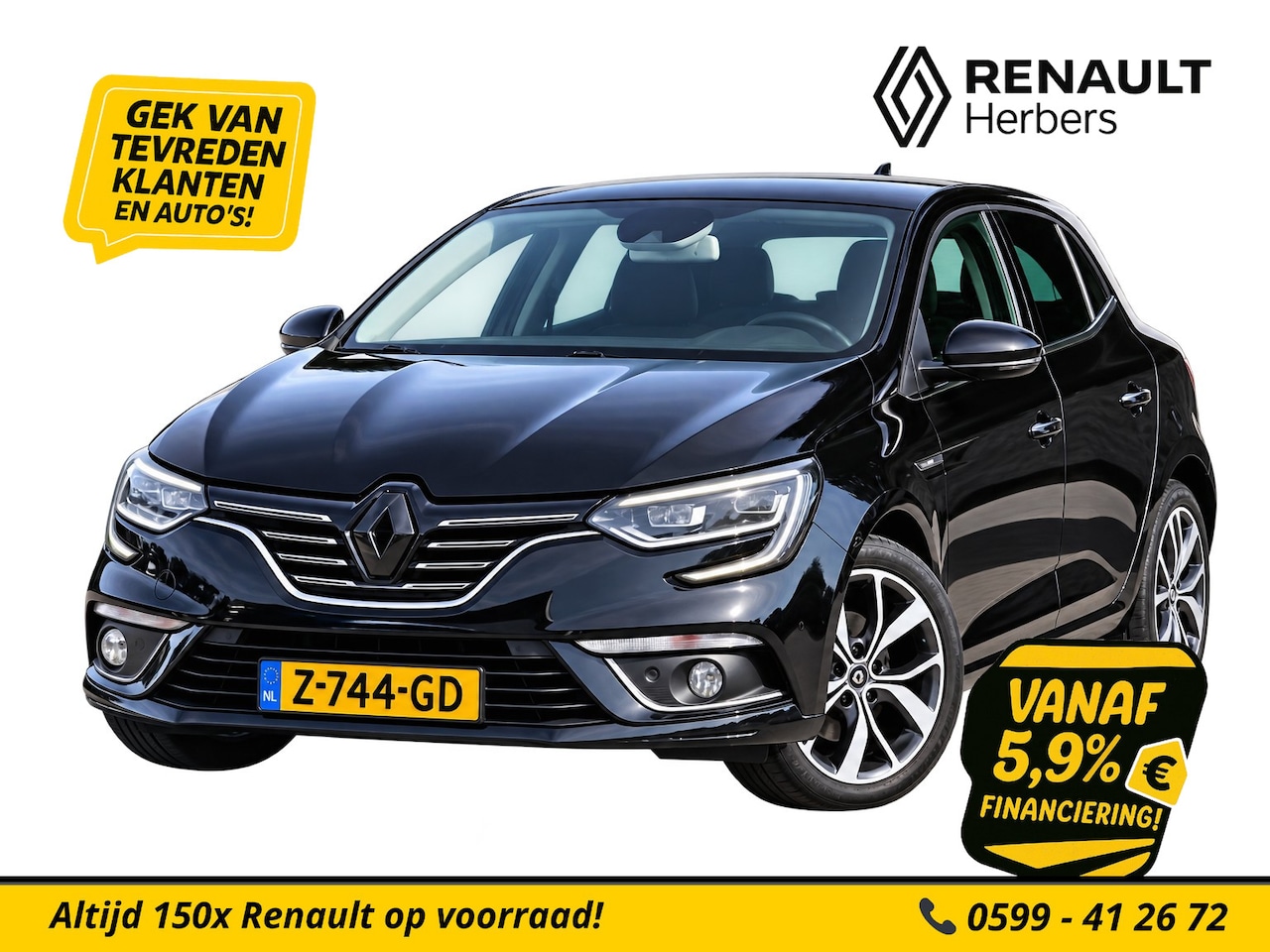 Renault Mégane - 1.2 TCe Bose CAMERA / GROOT NAVI / BOSE - AutoWereld.nl