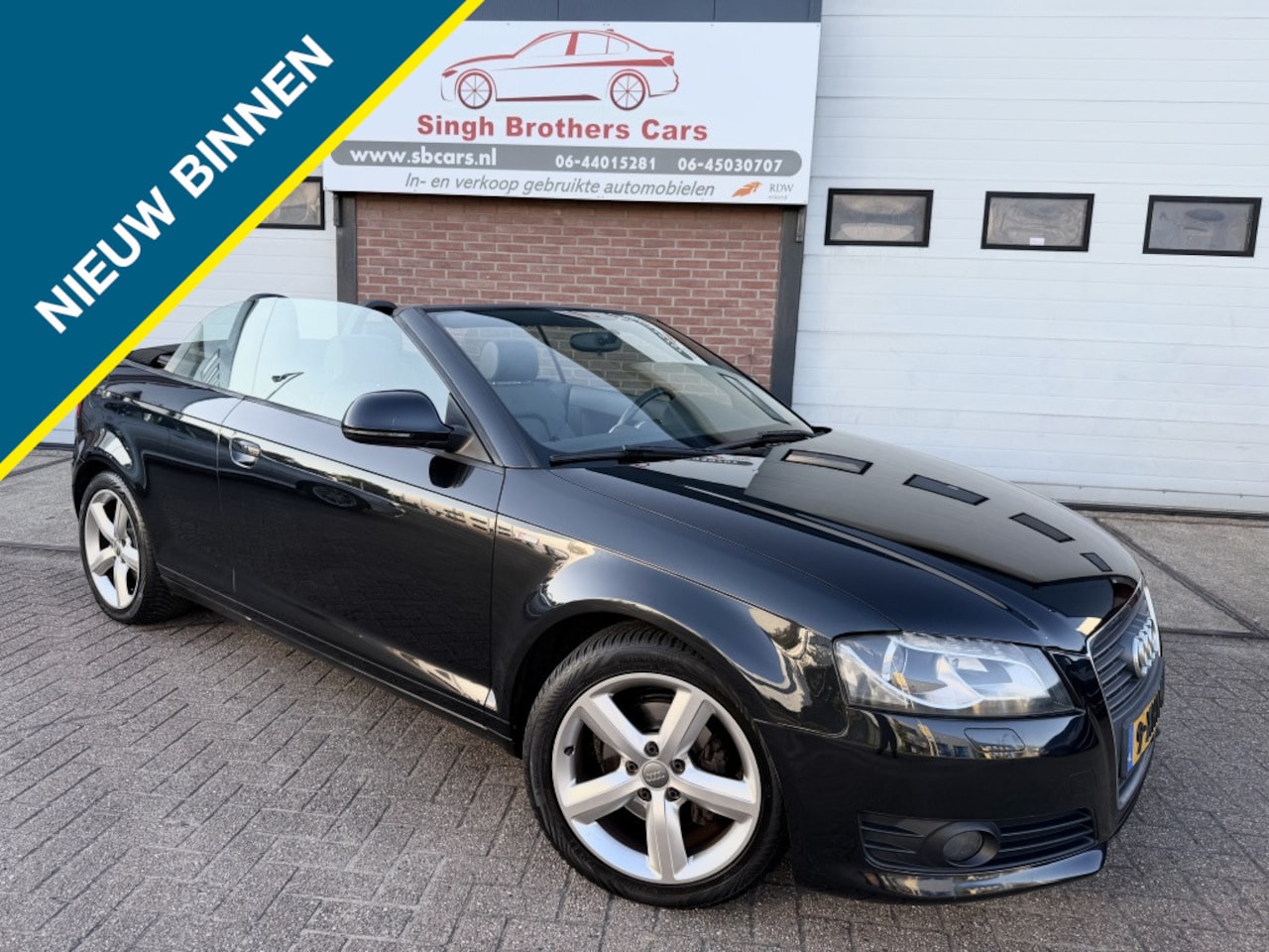 Audi A3 Cabriolet - 1.8/160PK/TFSI/S-LINE/LEER/INRUIL MOG!!!!! - AutoWereld.nl