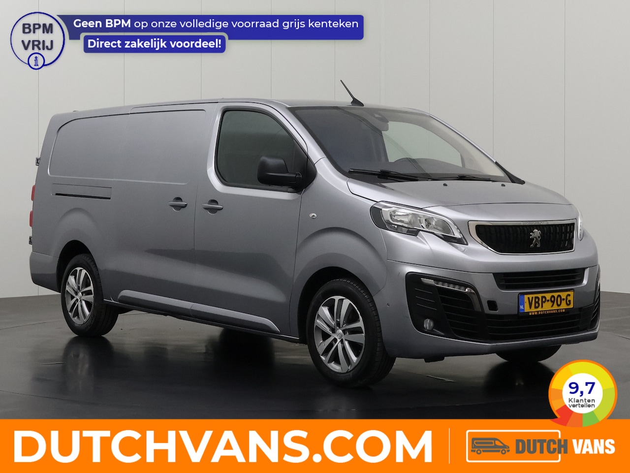 Peugeot Expert - 2.0BlueHDI 180PK Automaat XXL Asphalt | Multimedia | Navigatie | 3-Zits | Trekhaak - AutoWereld.nl