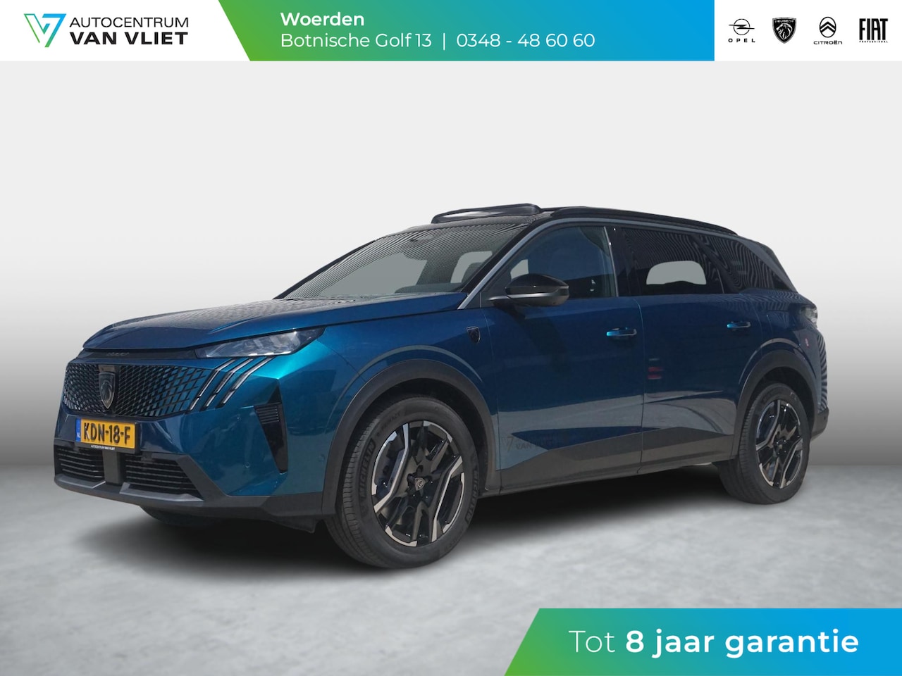 Peugeot 5008 - 1.6 Plug-in Hybrid 195 GT 7p Panoramadak - AutoWereld.nl