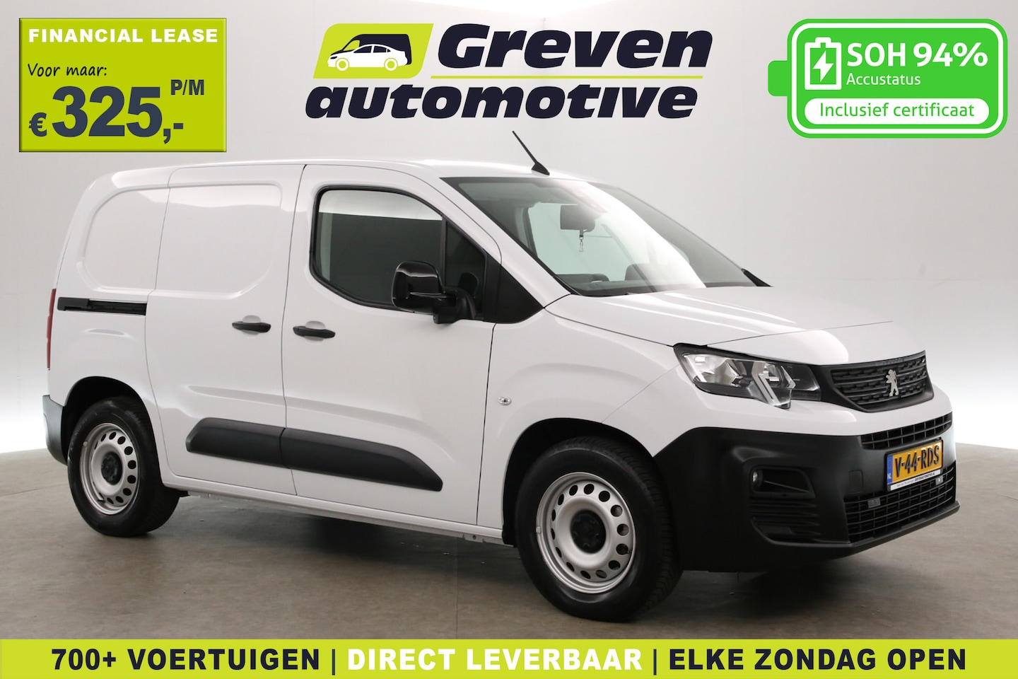 Opel Combo-e - Peugeot e-Partner 136pk 50 kWh | Snelladen | SOH 94% | Airco | Camera | Parkeersensoren - AutoWereld.nl