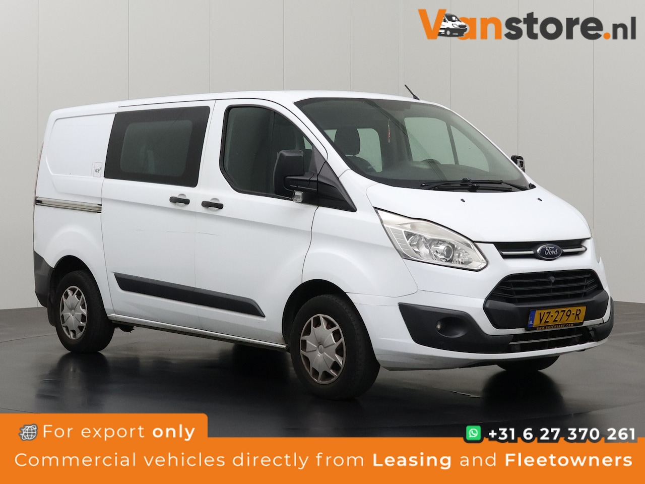 Ford Transit Custom - 2.0TDCI Dubbele Cabine | Airco | Trekhaak - AutoWereld.nl