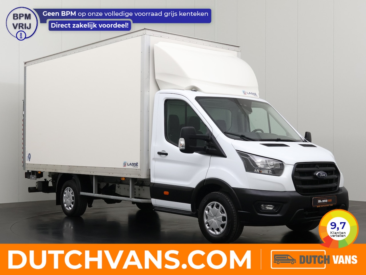 Ford Transit - 2.0TDCi 170PK Bakwagen+Laadklep | Dakpoiler | Airco | Cruise | 3-Zits - AutoWereld.nl