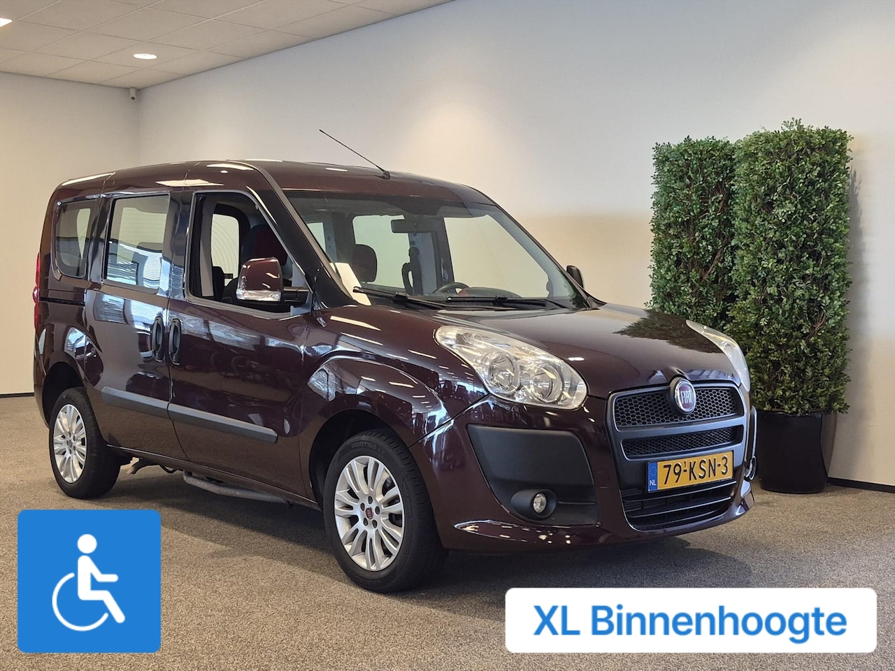 Fiat Doblò - Rolstoelauto XXL-Ombouw 160cm binnenhoogte rolstoel - AutoWereld.nl