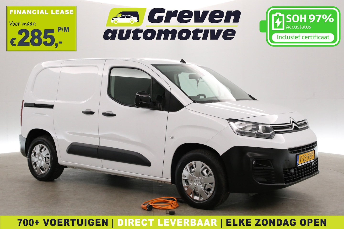 Opel Combo-e - Citroën e-Berlingo Control 50 kWh 136pk | Snelladen | SOH 97% | Airco | Cruise | Elektrpak - AutoWereld.nl