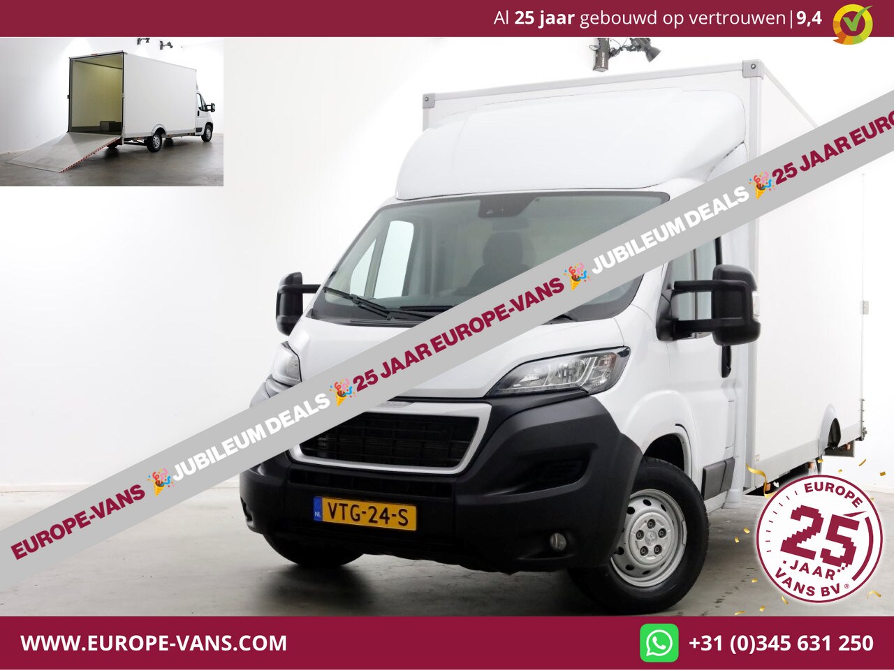 Peugeot Boxer - 2.2 BlueHDi 165pk Durisotti Lowliner Bakwagen met laadklep L454cm 01-2023 - AutoWereld.nl