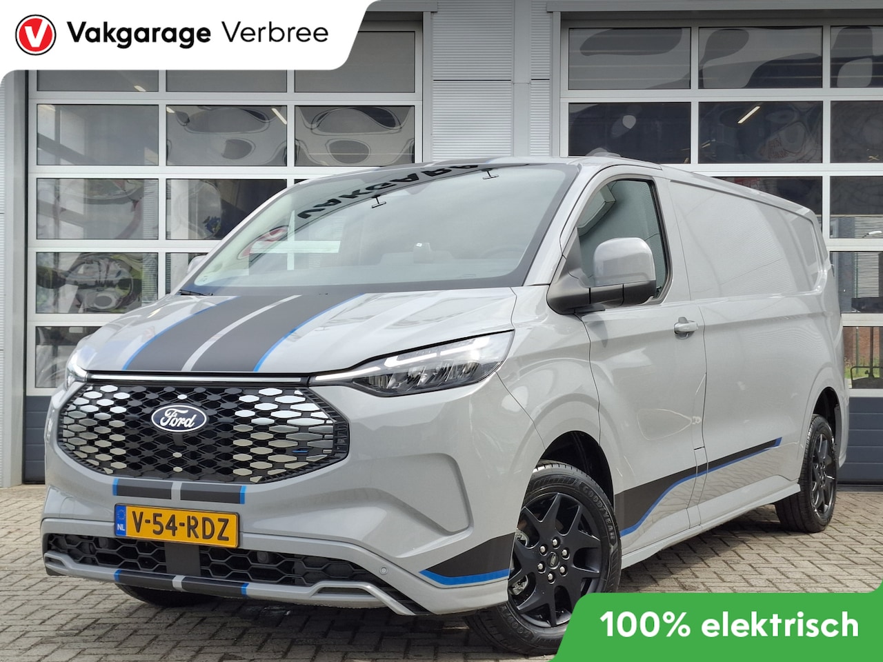 Ford E-Transit Cust. - 340 L2H1 Sport 71 kWh | 370KM WLTP | 2.300 KG trekgewicht | Voorstoelen Verwarmd | Android - AutoWereld.nl