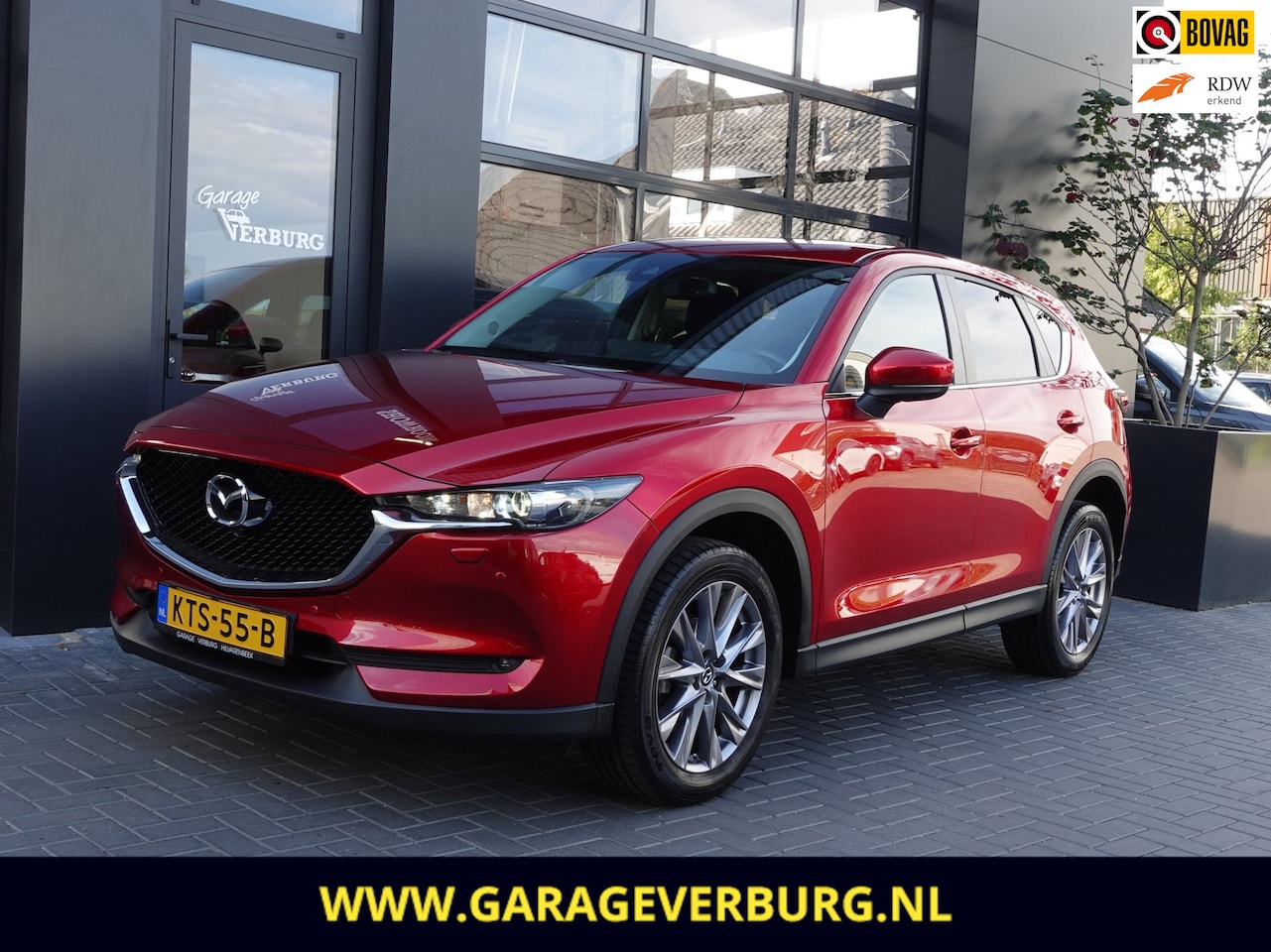Mazda CX-5 - 2.5 SkyActiv-G 194 Sportive (Navi/Carplay,Achteruitrijcamera360,Elek.achterklep,HUD,Stoel+ - AutoWereld.nl