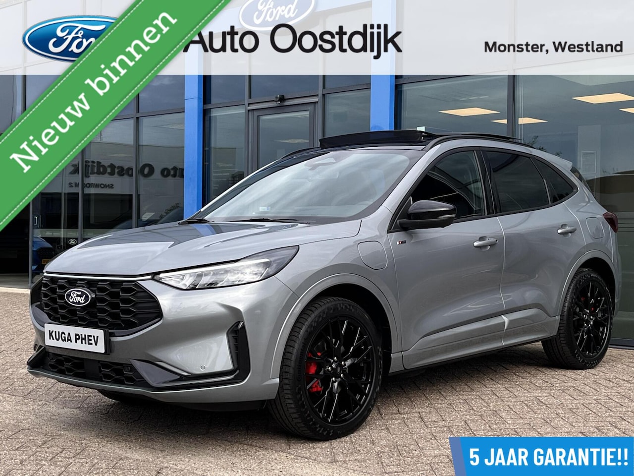 Ford Kuga - 2.5 PHEV ST-Line X 243PK Black Pack €9.500,- Voorraadvoordeel! Elek. Trekhaak Panodak AGR - AutoWereld.nl