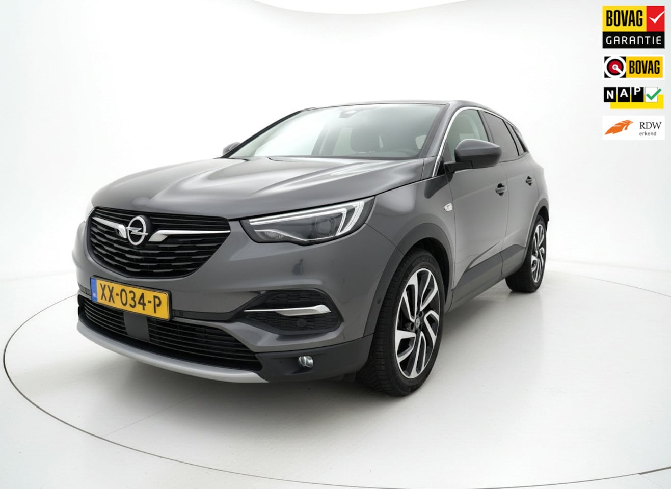 Opel Grandland X - 1.2 Turbo Innovation|Pano|Trekhaak|Camera|Stoelverw.|Stoelverkoeling|Stuurverwarming|Nap|D - AutoWereld.nl
