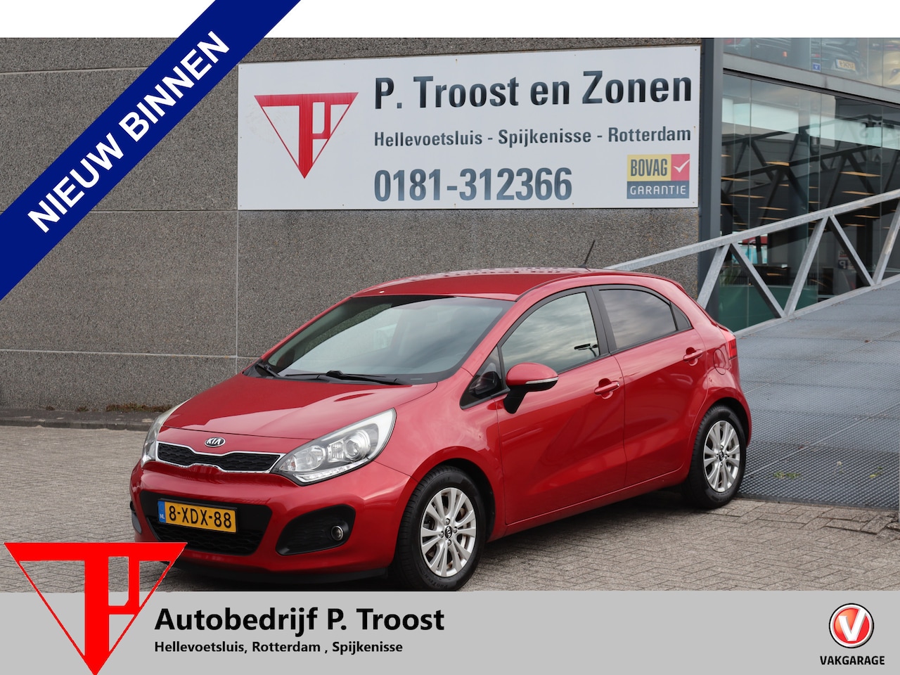 Kia Rio - 1.2 CVVT World Cup Edition NL auto/Cruise control/Airco/Parkeersensoren/Bluetooth/Elektris - AutoWereld.nl