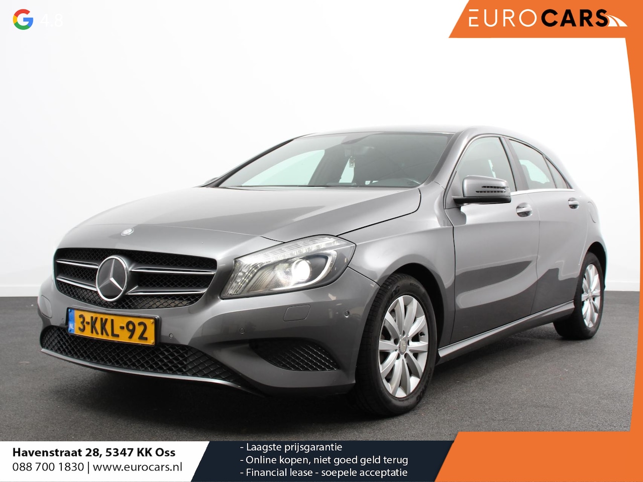 Mercedes-Benz A-klasse - 180 Ambition Style Automaat Sfeerverlichting Navigatie Climate Control Parkeer Sensoren V+ - AutoWereld.nl
