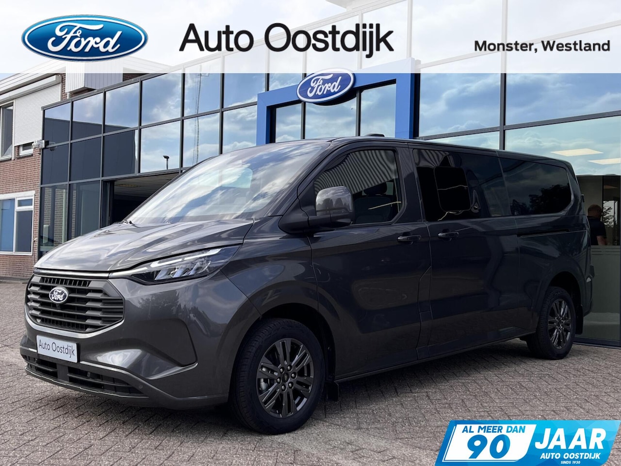 Ford Transit Custom - 340 2.5 PHEV L2H1 Kombi Limited 233PK Incl. BTW 8Pers. Adaptieve Cruise Winterpack 360-Cam - AutoWereld.nl