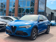 Alfa Romeo Stelvio - 2.0 T AWD Veloce - SCHUIFDAK - MISANO BLAUW - 20'' - LEER - SPORTSTOELEN