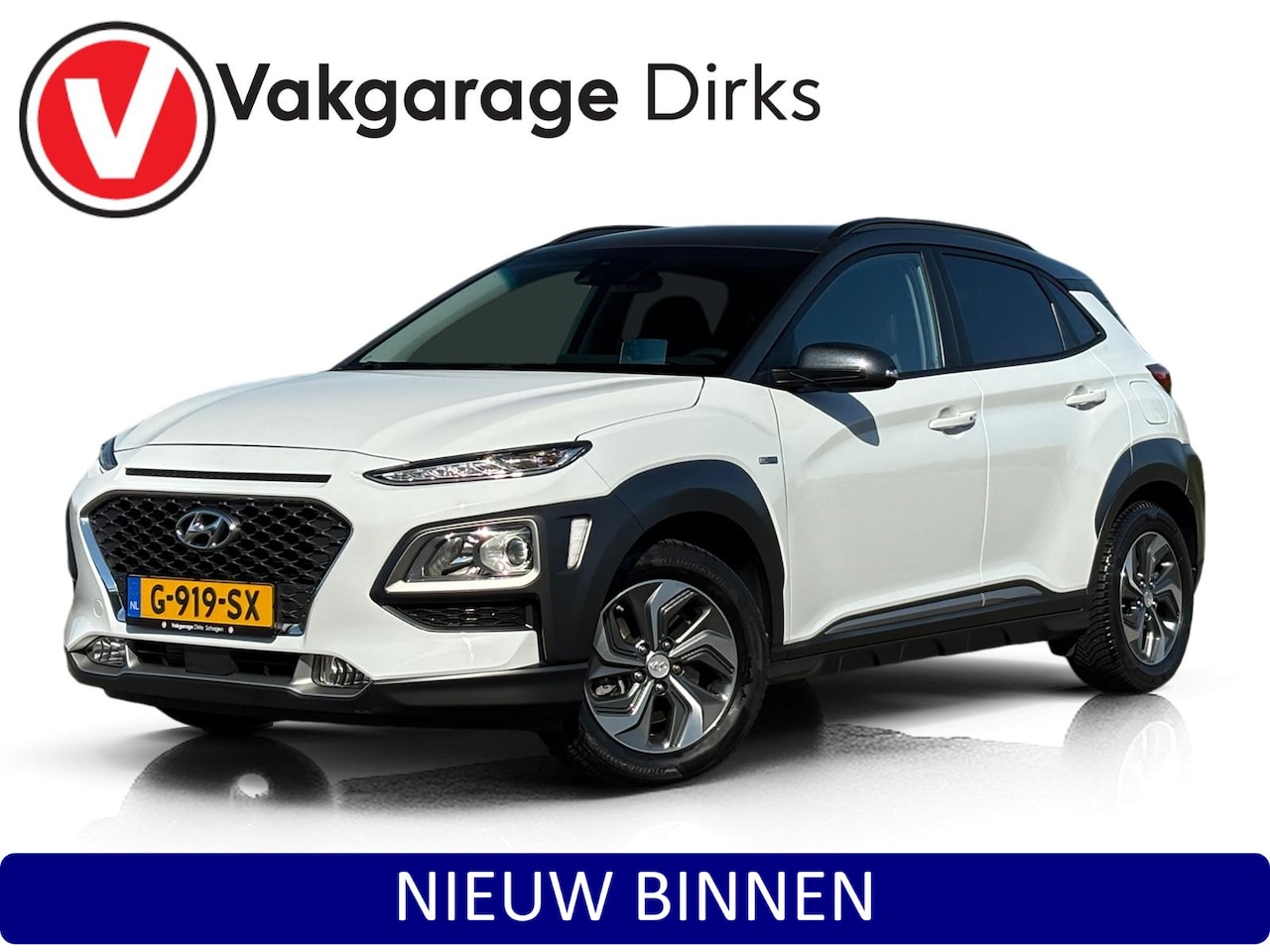 Hyundai Kona - 1.6 GDI HEV Fashion ✅ Trekhaak ✅ CarPlay ✅ Camera - AutoWereld.nl