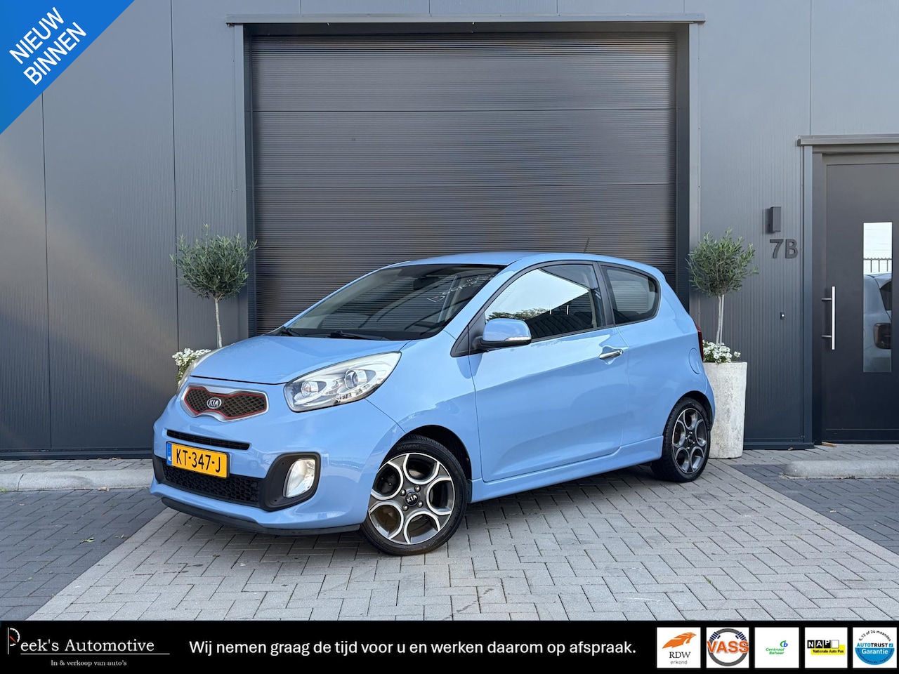Kia Picanto - 1.2 CVVT Airco | Automaat | Climate | Parkeersensoren | Stoelverwarming | Lichtmetalen vel - AutoWereld.nl