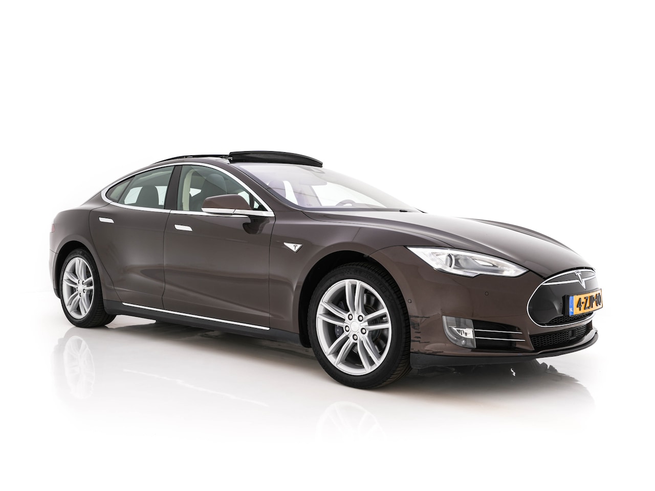 Tesla Model S - 85 Base [3-Fase-11kW] {SoH-85%} *PANO | AUTO-PILOT | LEATHER | CCS-FASTLOADER | FULL-LED | - AutoWereld.nl