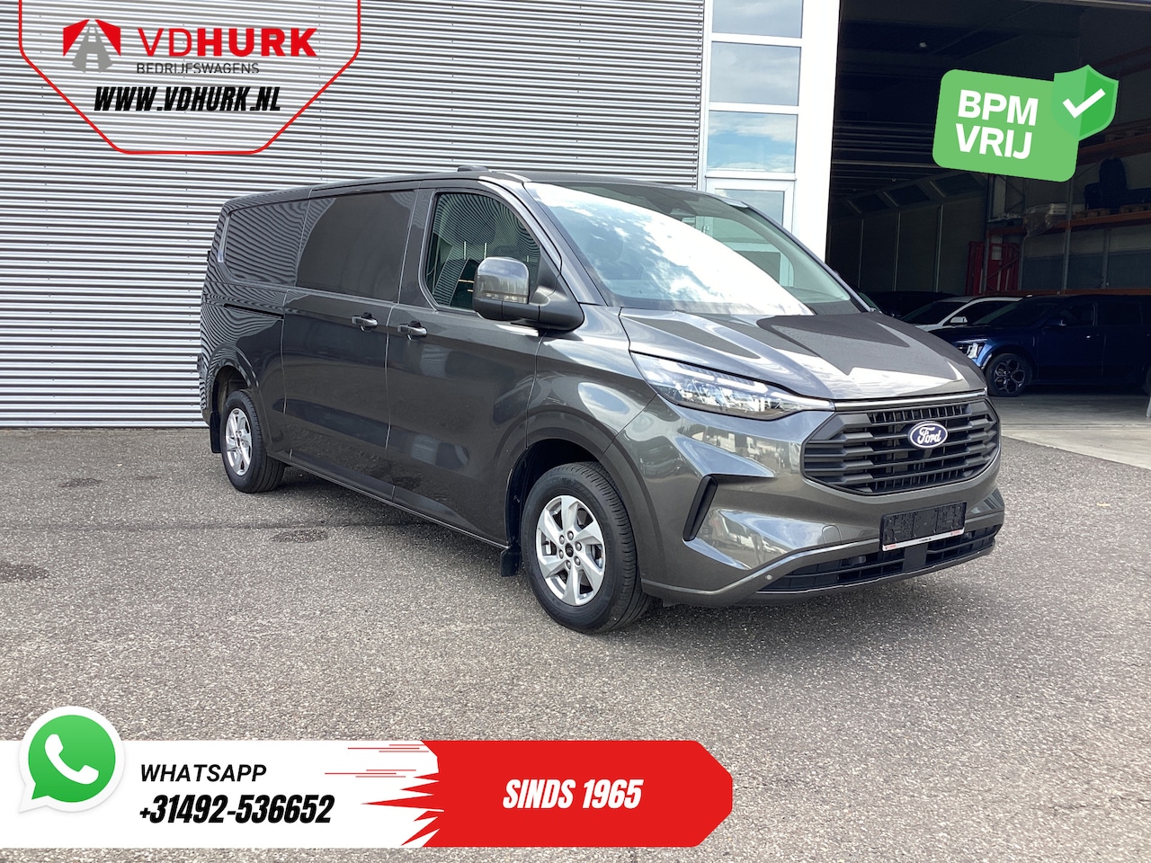 Ford Transit Custom - 2.0 TDCI 170 pk Aut. L2 Limited LED/ Adapt.Cruise/ Stoelverw./ Stuurverw./ Carplay/ Navi/ - AutoWereld.nl
