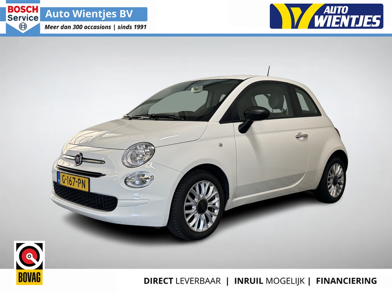 Fiat 500 - 1.2 Young | Airco | Cruise | Navi - AutoWereld.nl