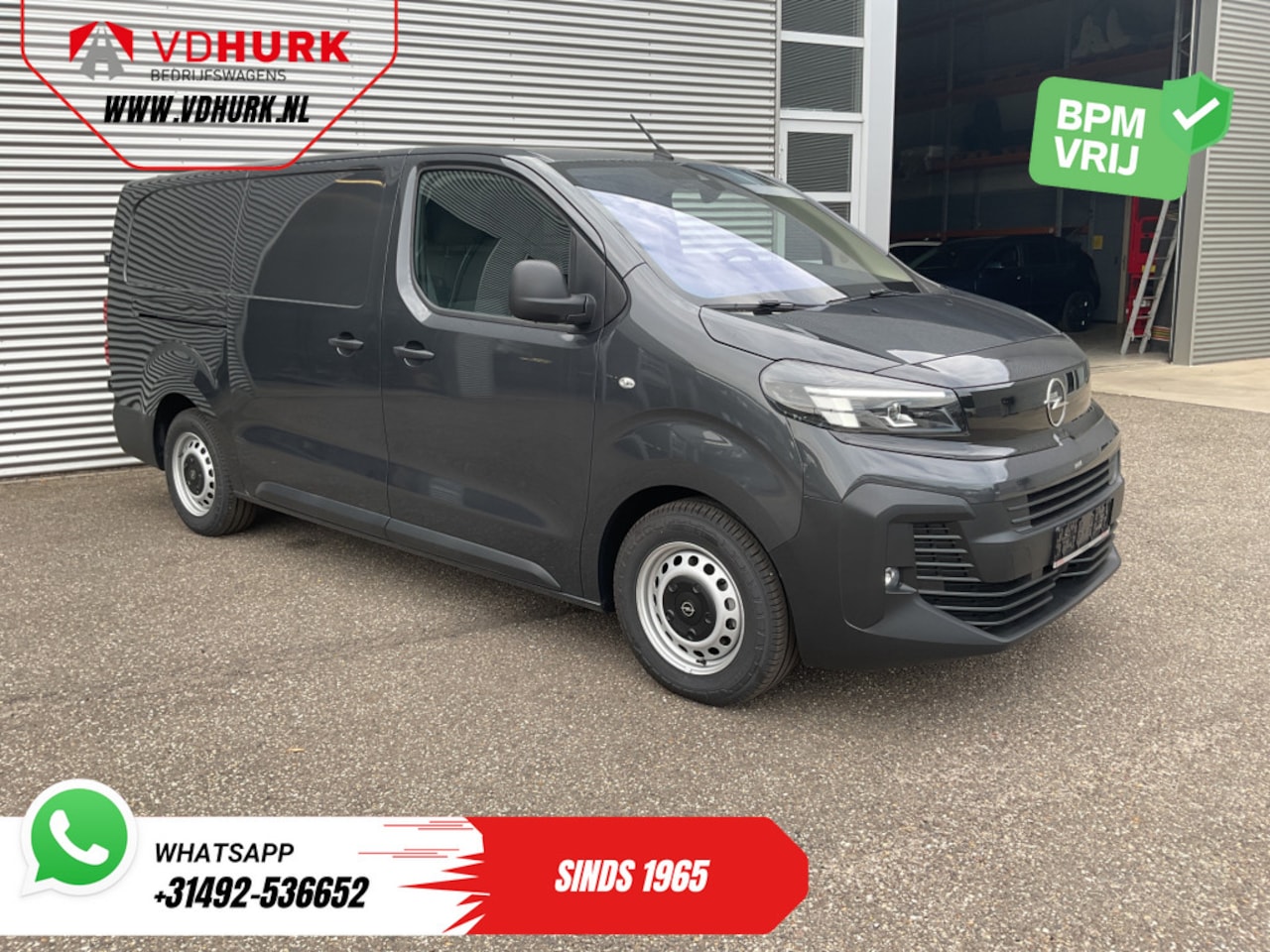 Opel Vivaro Electric - L3 75 kWh 350 km WLTP LED/ Snellader/ Carplay/ Stuurverw./ Stoelverw./ Navi/ Camera/ Cruis - AutoWereld.nl