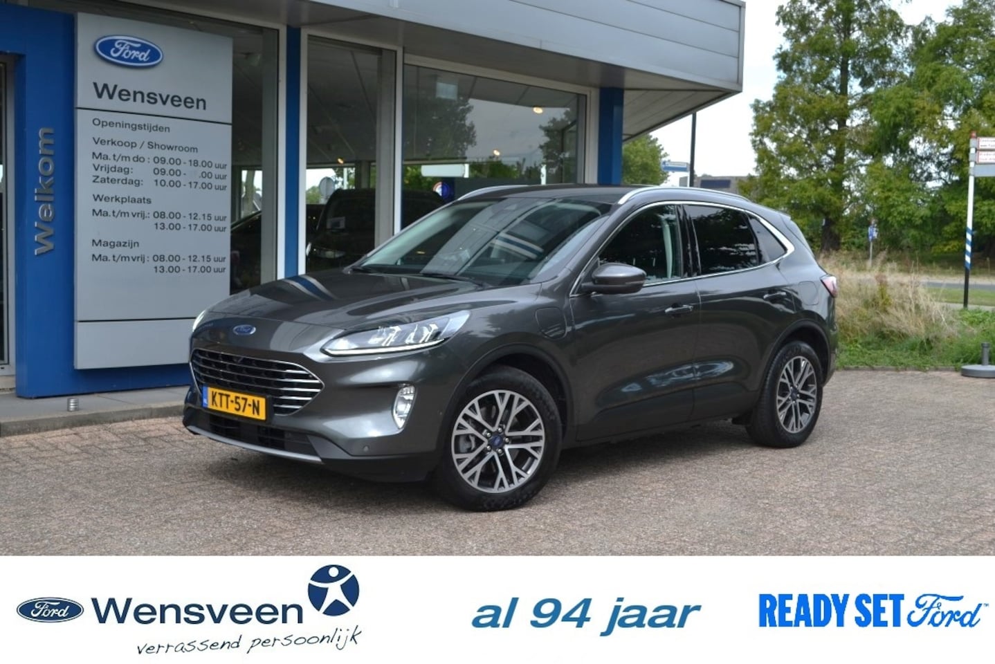 Ford Kuga - 2.5 PHEV e-CVT 225pk Titanium | driver assistance pack, winter pack, 18", elektr. achterkl - AutoWereld.nl