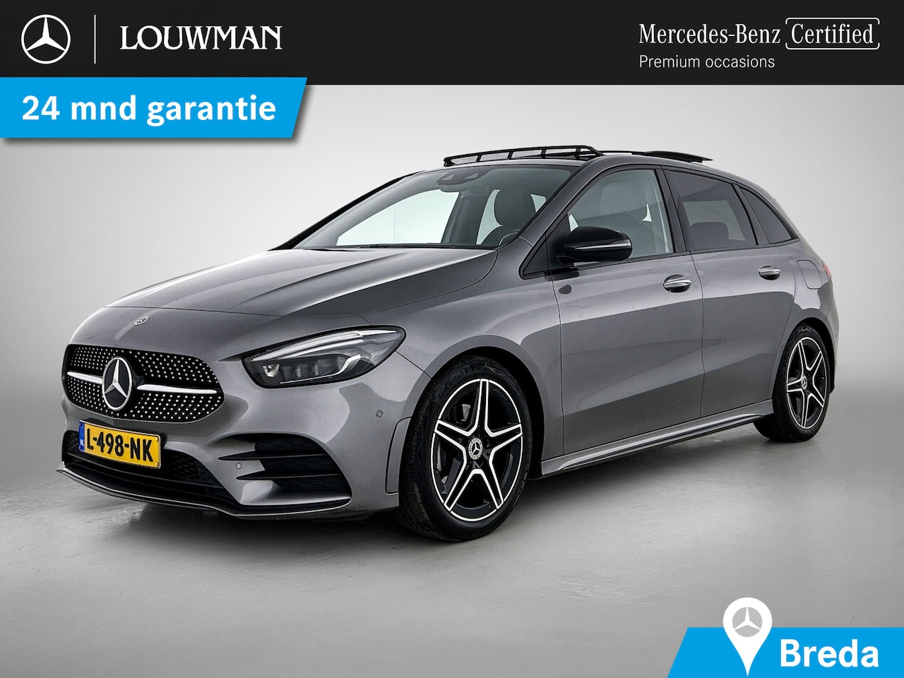 Mercedes-Benz B-klasse - 200 Business Solution AMG | Panoramadak | Achteruitrijcamera | Nightpakket | Multibeam Kop - AutoWereld.nl