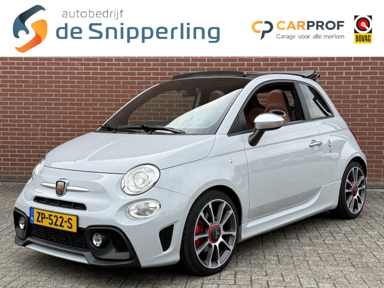 Fiat 500 C - 1.4 T-Jet Abarth Turismo 70TH AUTOMAAT NAVI CARPLAY CLIMA CRUISE LEDER PDC - AutoWereld.nl