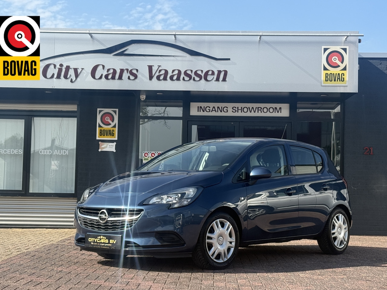 Opel Corsa - 1.4 Edition 90 pk org nl auto nap logisch airco 5 deurs trekhaak apk tot 31-03-2027 - AutoWereld.nl