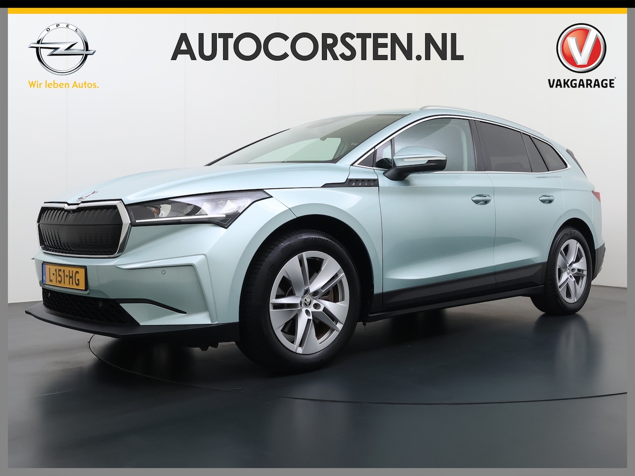Skoda Enyaq iV - 80 204PK Leder Trekhaak Adap.Cruise Stoel+Stuurverwarming Camera 3-Zone Ecc Elek.Achterkle - AutoWereld.nl