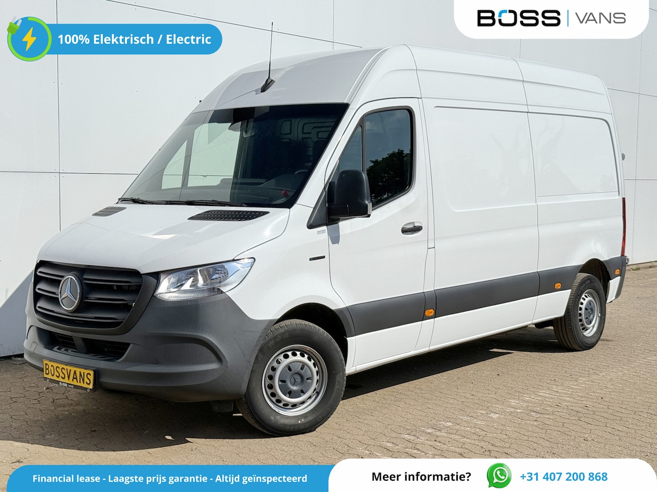 Mercedes-Benz eSprinter - 312 55kWh L2H2 Elektrisch 145km WLTP 80kw Snelladen Climate Control Camera - AutoWereld.nl