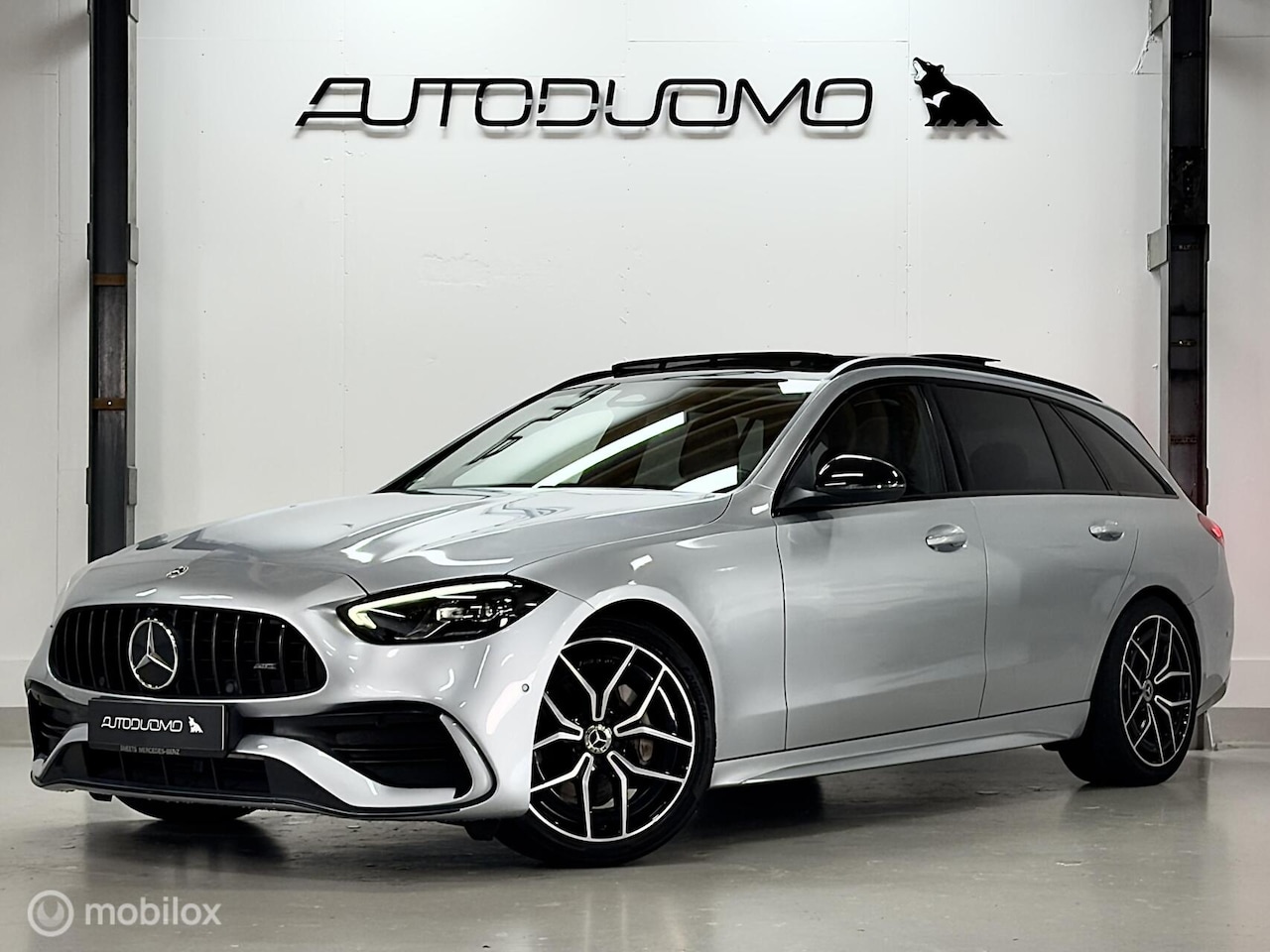Mercedes-Benz C-klasse Estate - 200 4MATIC AMG | Pano | Memory | Cam | 19" AMG velgen | Dodehoek | Leer | Sfeer | Dynamic - AutoWereld.nl