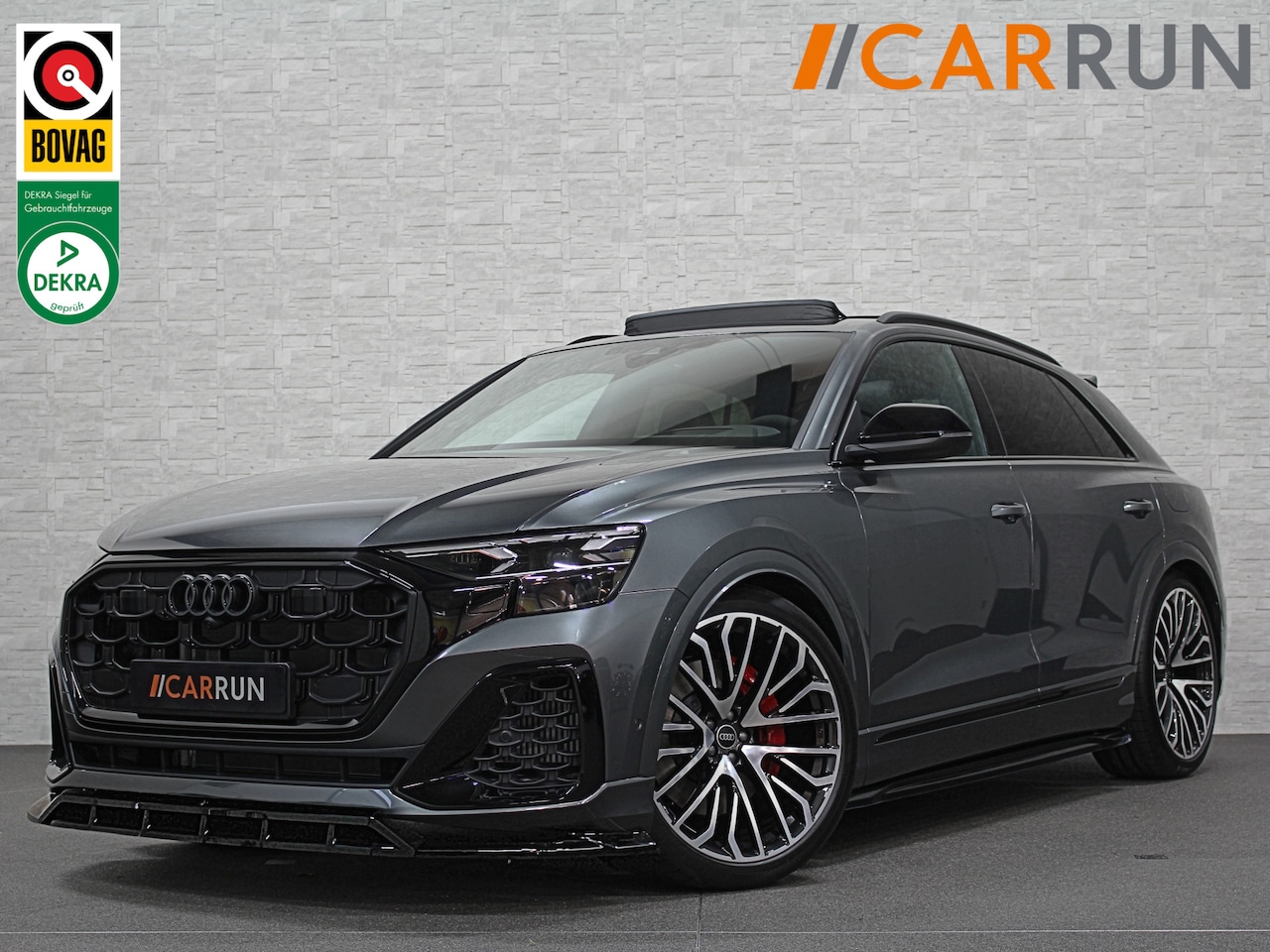 Audi Q8 - 60e 490pk Full Options! #RS Massage Seats | 4WS | OLED | Laser | Ventilatie | Valcona Lede - AutoWereld.nl