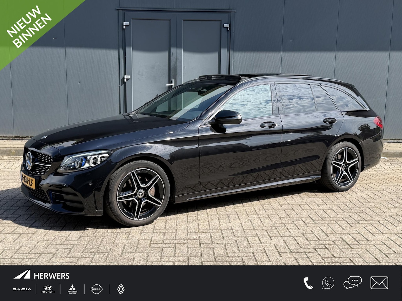 Mercedes-Benz C-klasse Estate - 200 Premium Plus Pack / Elektrische Wegklapbare Trekhaak ( 1800 KG Trekgewicht ) / Stoelv - AutoWereld.nl