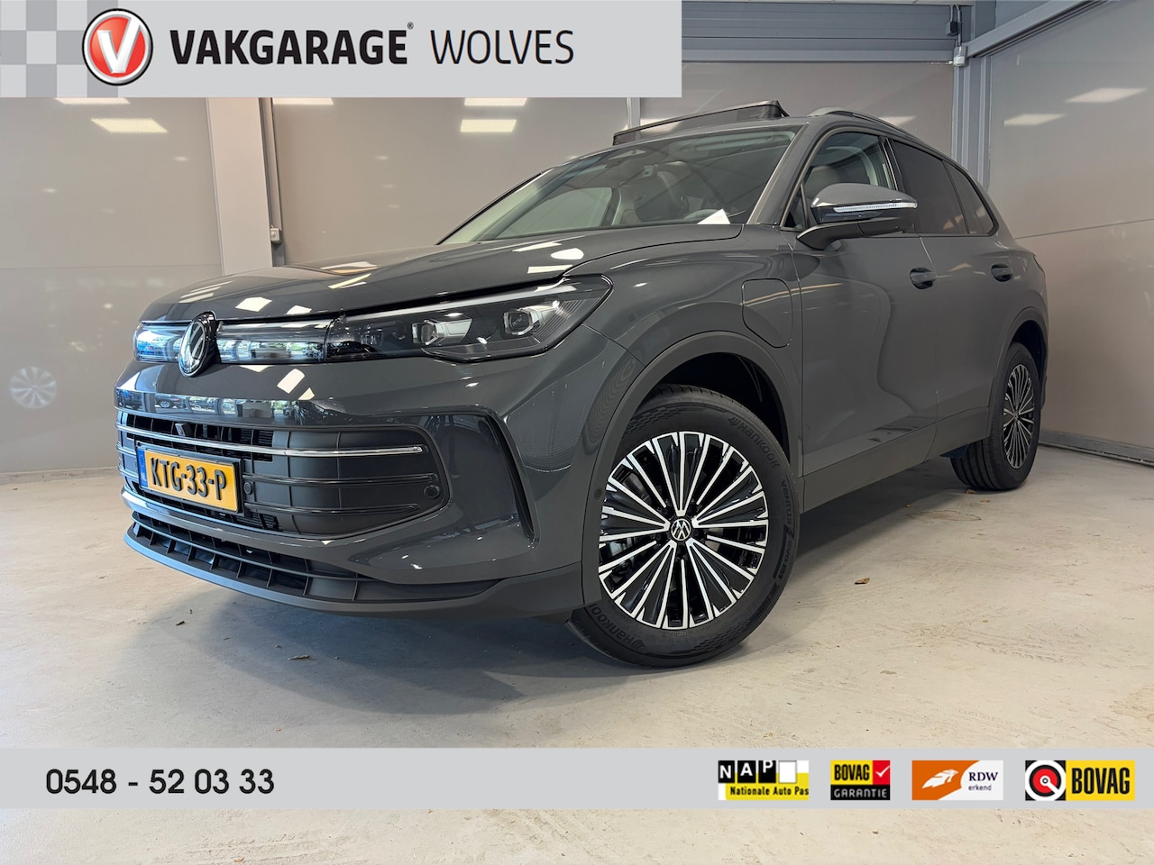 Volkswagen Tiguan - 1.5 eHybrid Life Edition | PANODAK | 18"LMV | - AutoWereld.nl