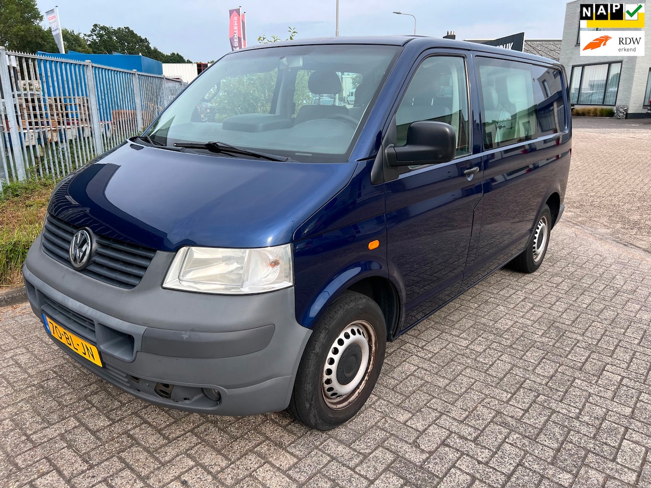 Volkswagen Transporter - 2.5 TDI 300 Budgetline DC bj 2004 bieden vanaf 2500 - AutoWereld.nl