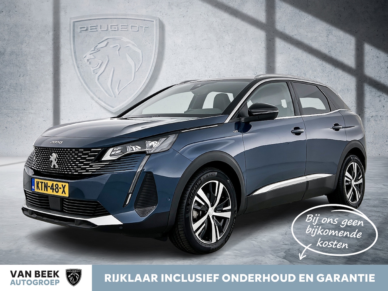 Peugeot 3008 - Hybrid 145pk Automaat GT | Rijklaar | Adaptive Cruise | Stoelverwarming | Keyless entry | - AutoWereld.nl