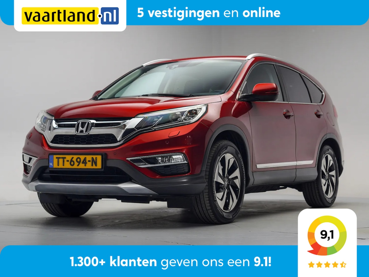 Honda CR-V - 2.0 4WD Lifestyle Aut. [ Stoelverwarming camera Navi ] - AutoWereld.nl