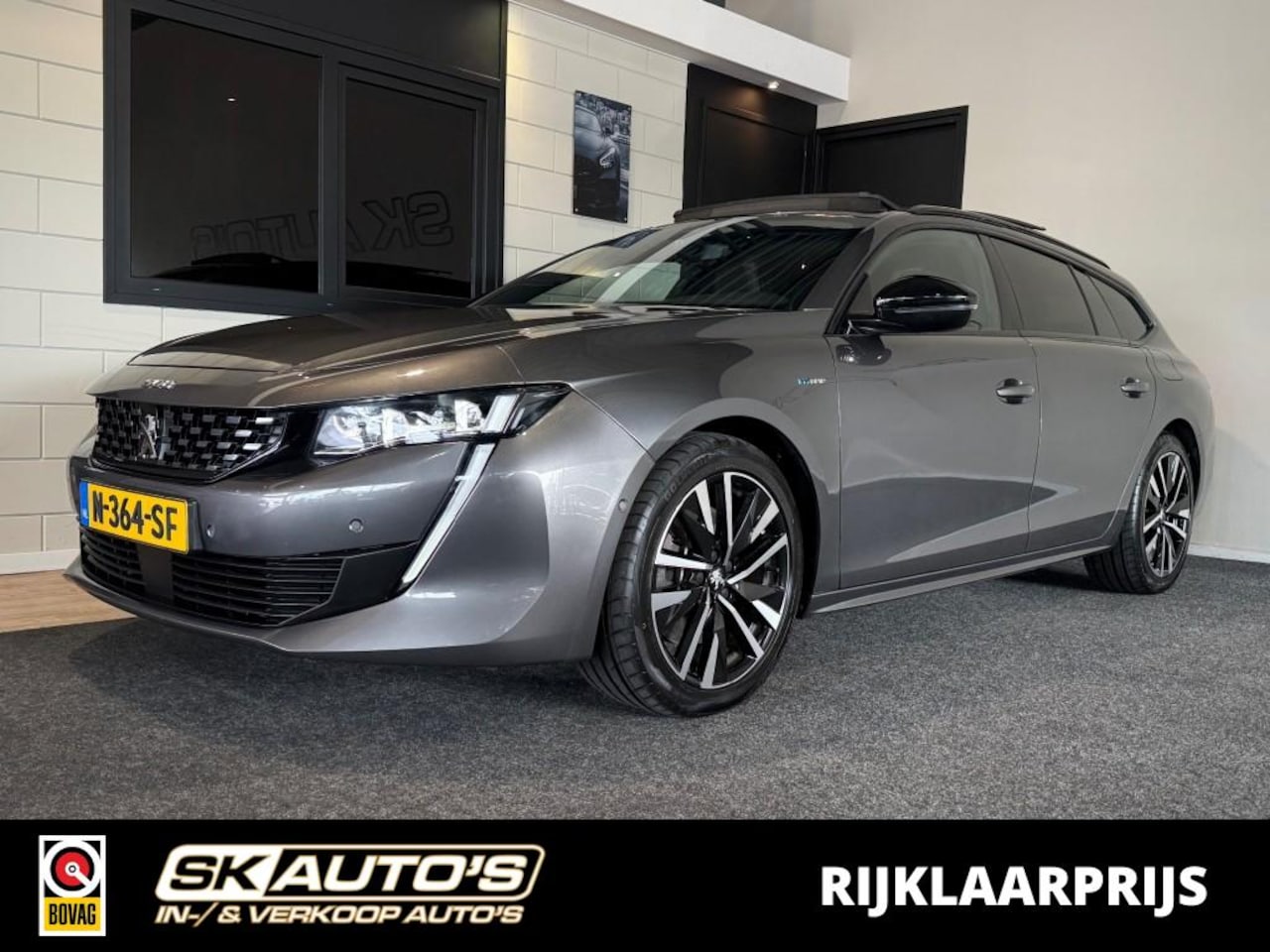 Peugeot 508 - 1.6 HYBRID 225 GT l NAP l PANO l VOL OPTIE l CAM l STOELVERW l MASSAGE l - AutoWereld.nl