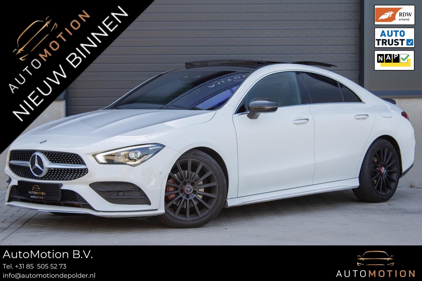 Mercedes-Benz CLA-Klasse - 180 Business Solution AMG PANO CAMERA HUD LED STOELVERWARMING - AutoWereld.nl