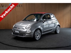 Fiat 500 C - 1.0 Hybrid Dolcevita Navi Leer Cruise PDC Carplay Zwarte binnenhemel LM velgen
